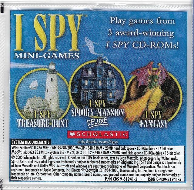 Game cover: I Spy Mini-Games