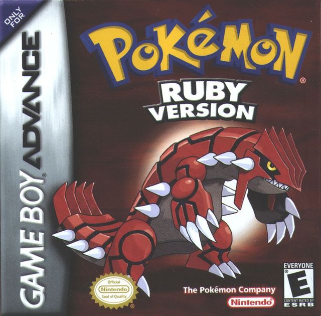 Game cover: Pokémon Ruby Version