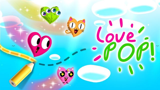 Game cover: Love Pop!: Pencil Physics Puzzles