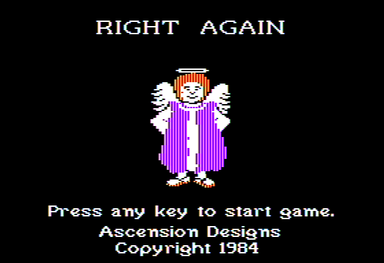 Game cover: Right Again
