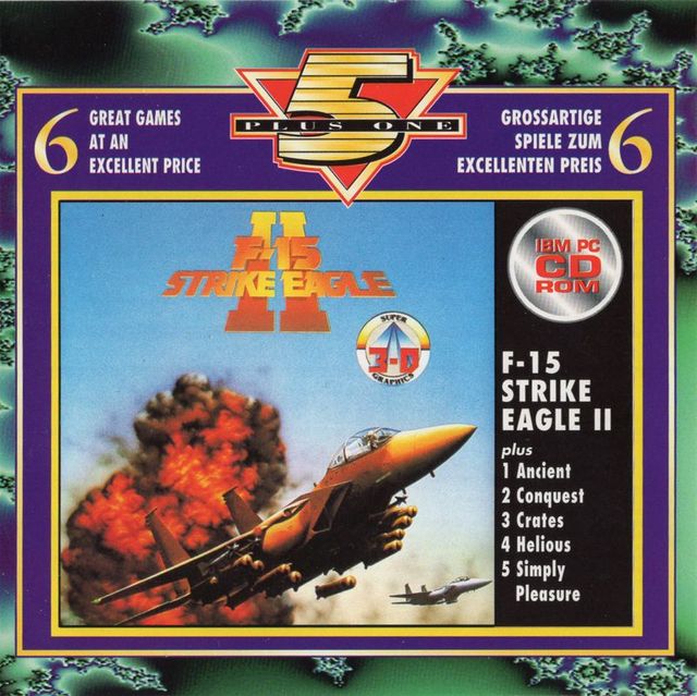 Game cover: 5 Plus One: F-15 Strike Eagle II