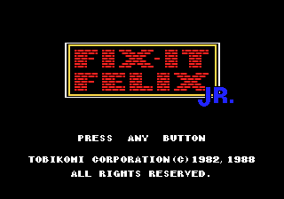 Game cover: Fix-It Felix Jr.
