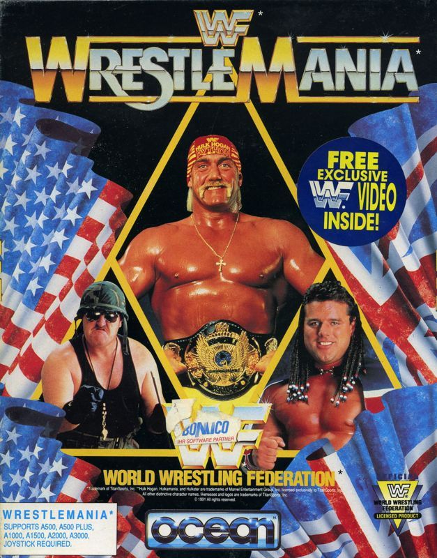 Game cover: WWF Wrestlemania