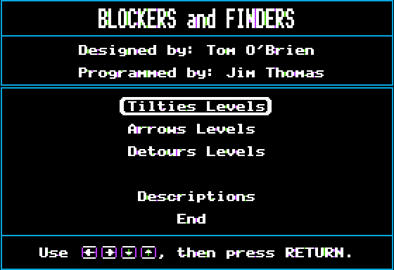 Game cover: Blockers and Finders