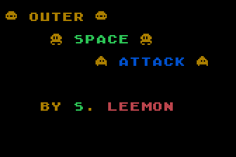Game cover: Outer Space Attack