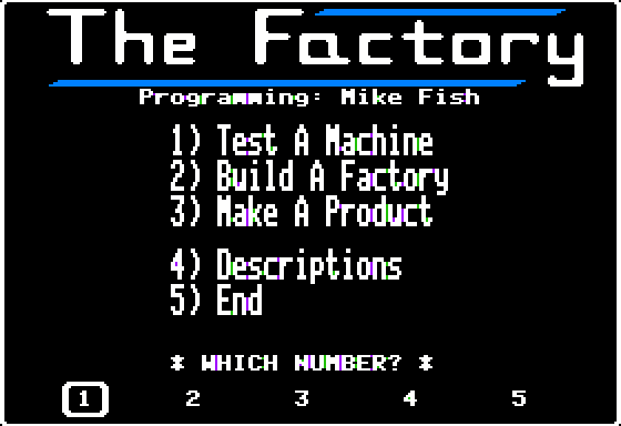 Game cover: The Factory