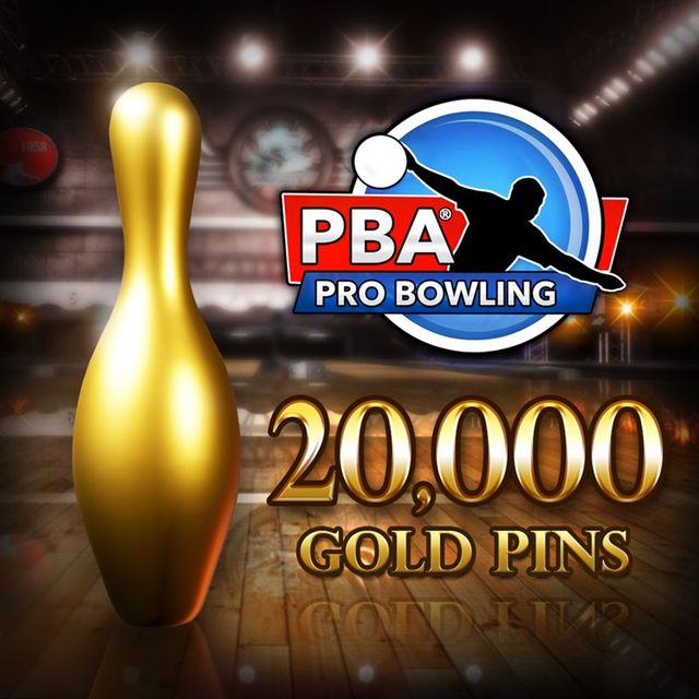 Game cover: PBA Pro Bowling: 20,000 Gold Pins