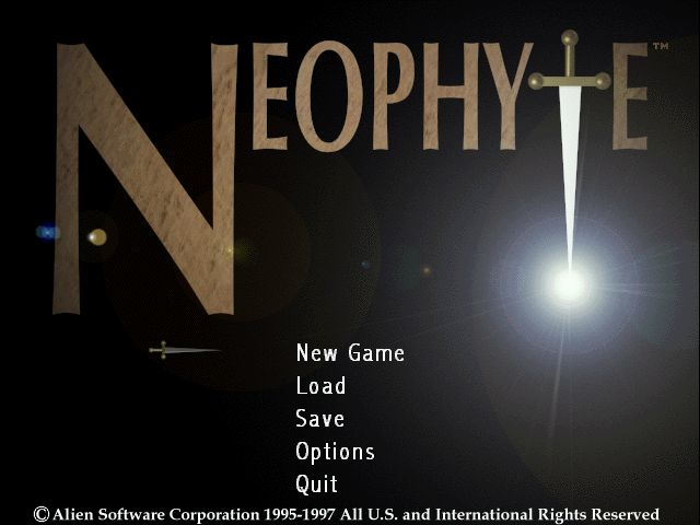 Game cover: Neophyte: The Journey Begins