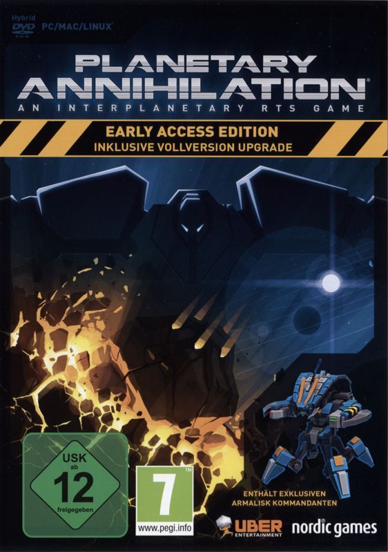 Game cover: Planetary Annihilation (Early Access Edition)