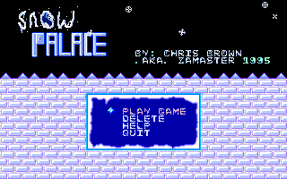 Game cover: Snow Palace