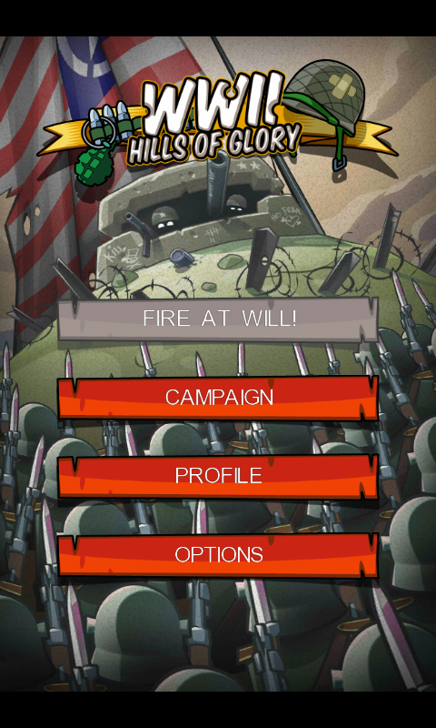 Game cover: Hills of Glory: WWII