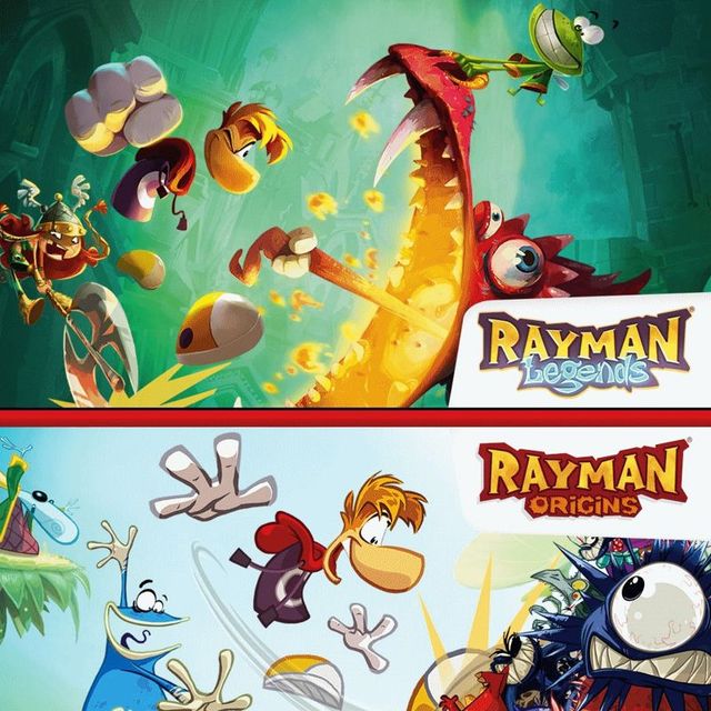 Game cover: Rayman Legends & Rayman Origins
