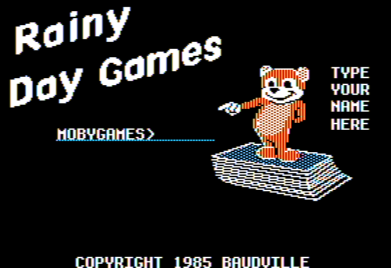 Game cover: Rainy Day Games