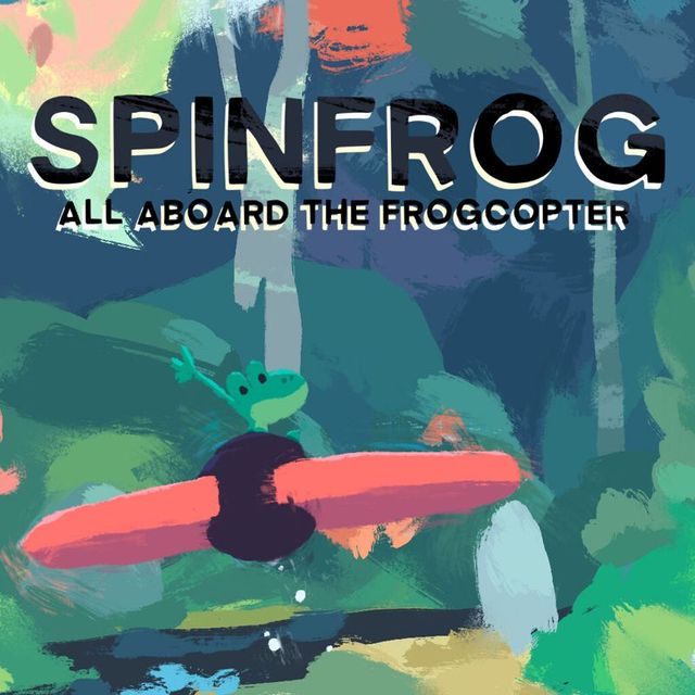 Game cover: Spinfrog: All Aboard the Frogcopter