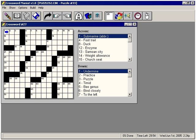 Game cover: Crossword Mania