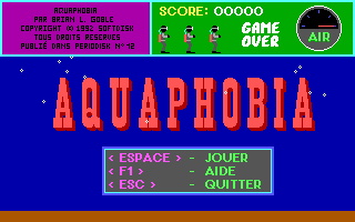 Game cover: Aquaphobia