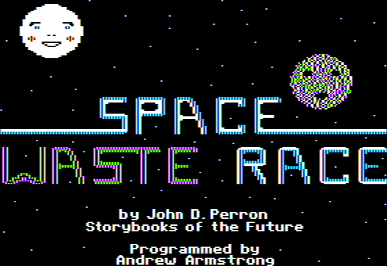 Game cover: Space Waste Race