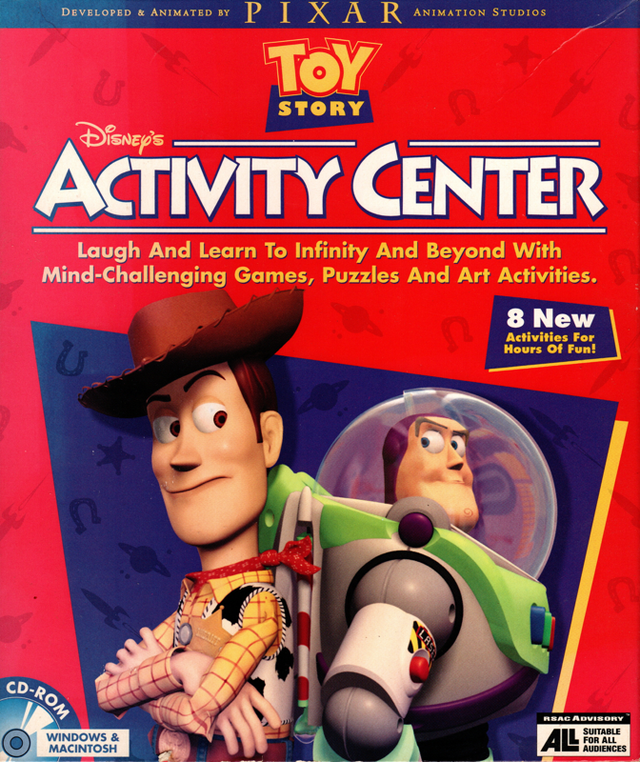 Game cover: Disney's Toy Story Activity Center