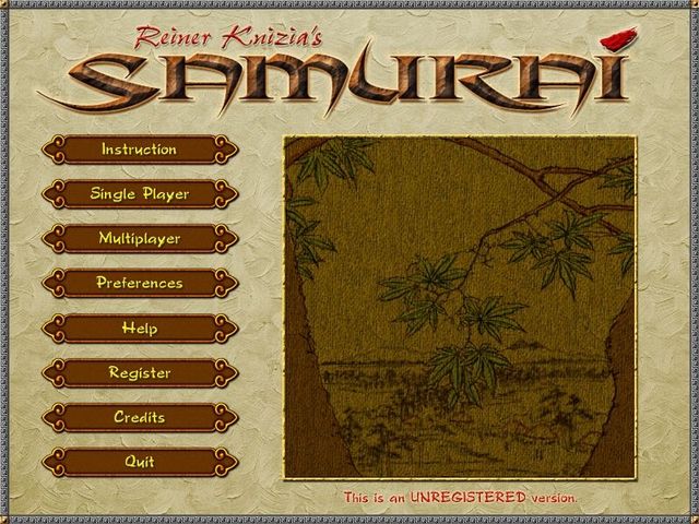 Game cover: Reiner Knizia's Samurai