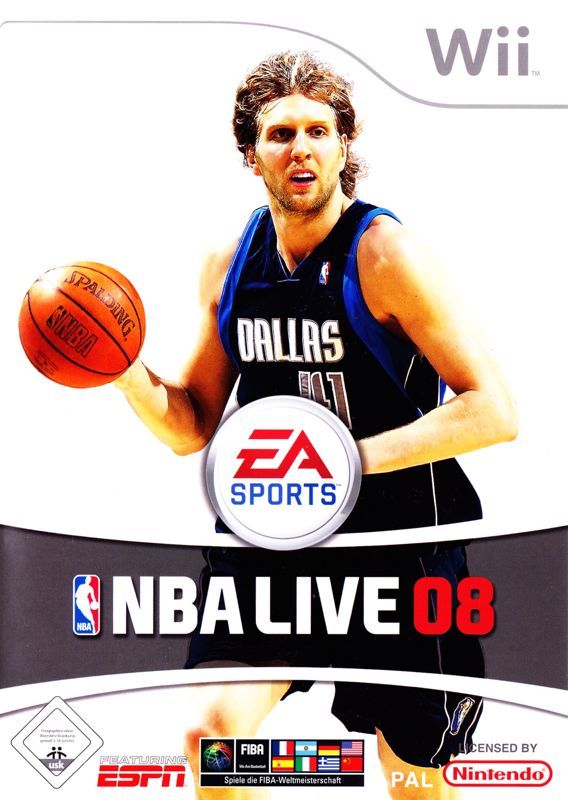 Game cover: NBA Live 08