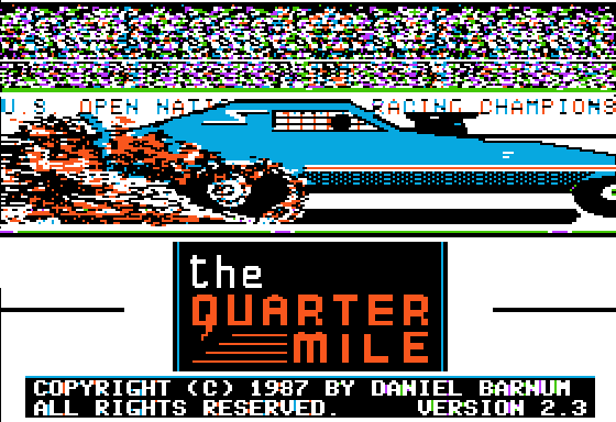 Game cover: The Quarter Mile
