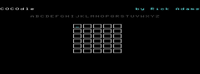 Game cover: COCOdle