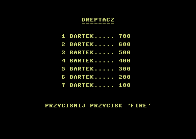 Game cover: Dreptacz