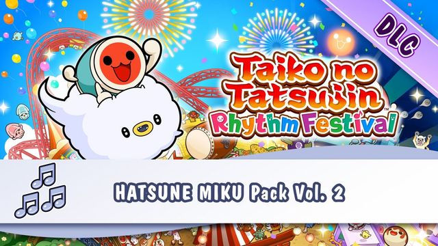 Game cover: Taiko no Tatsujin: Rhythm Festival - Hatsune Miku Pack Vol. 2