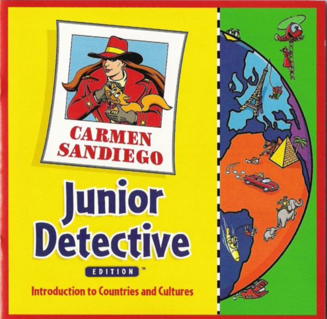 Game cover: Where in the World Is Carmen Sandiego?: Junior Detective Edition