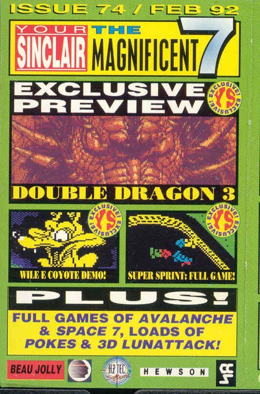 Game cover: Your Sinclair Magnificent 7 February 1992