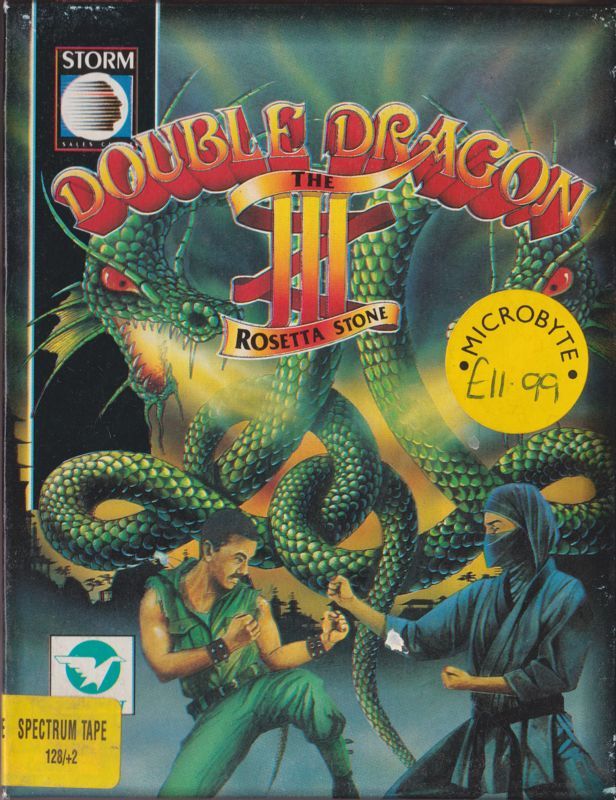 Game cover: Double Dragon 3: The Rosetta Stone