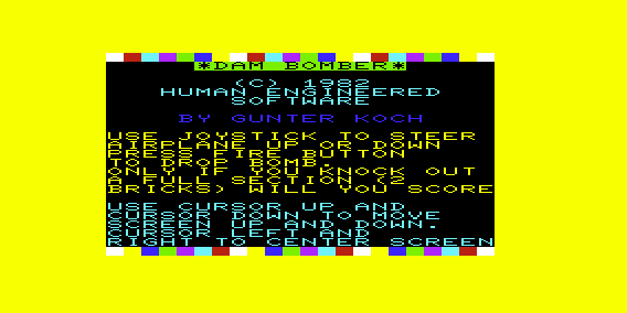 Game cover: Dam Bomber