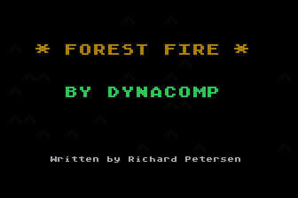 Game cover: Forest Fire