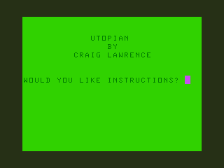 Game cover: Utopian