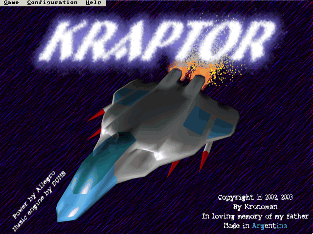 Game cover: Kraptor