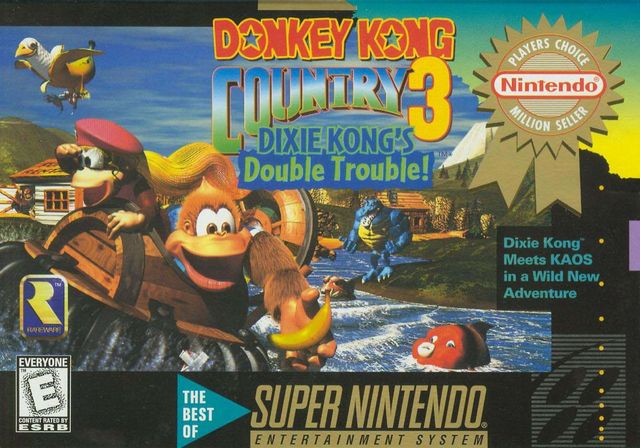 Game cover: Donkey Kong Country 3: Dixie Kong's Double Trouble!