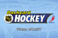 Game cover: Backyard Hockey