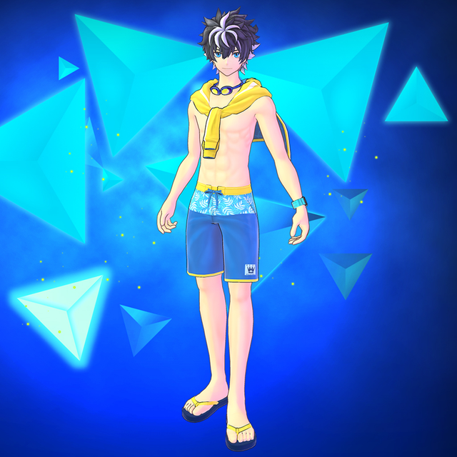 Game cover: Fate/EXTELLA: LINK - Brave King's Surf Shorts