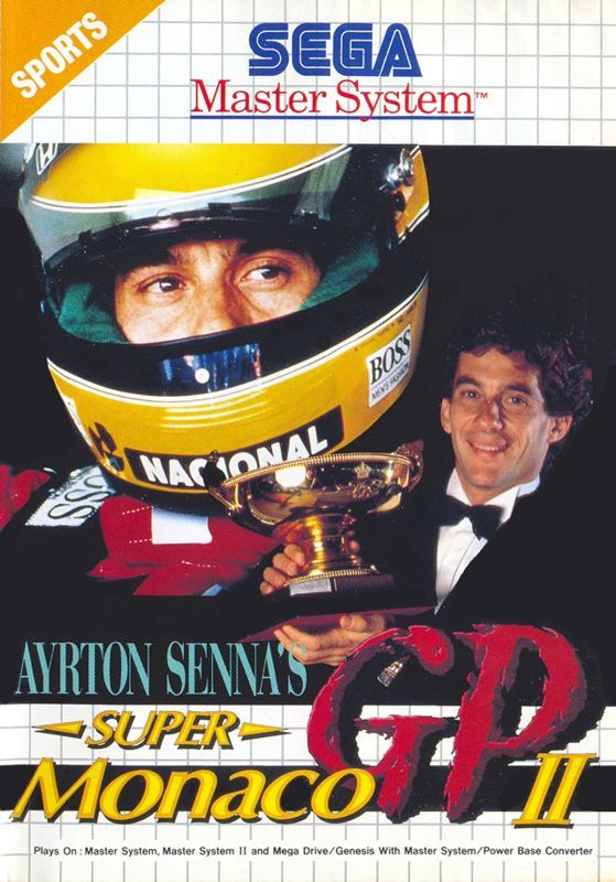 Game cover: Ayrton Senna's Super Monaco GP II