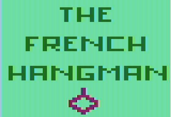 Game cover: The French Hangman