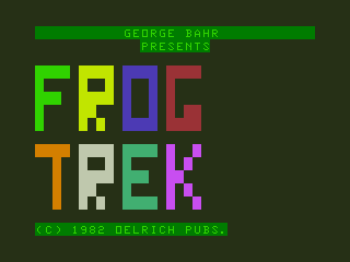 Game cover: Frog Trek