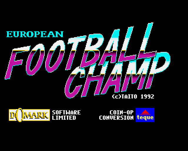 Game cover: Euro Champ '92