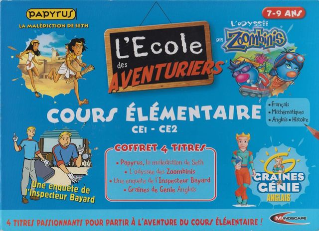 Game cover: L'Ecole des Aventuriers: Cours Élémentaire CE1-CE2