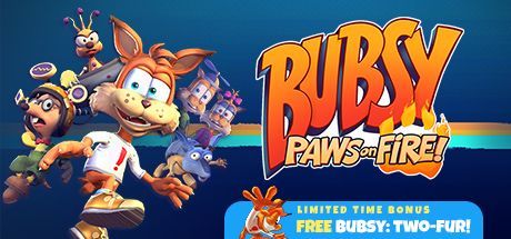 Game cover: Bubsy: Paws on Fire!