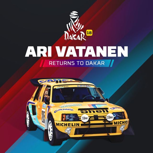 Game cover: Dakar 18: Ari Vatanen returns to Dakar