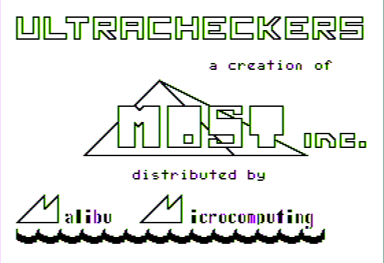 Game cover: Ultracheckers