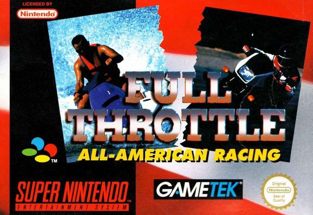 Game cover: Full Throttle: All-American Racing