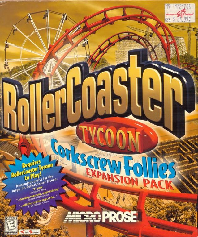 Game cover: RollerCoaster Tycoon: Corkscrew Follies