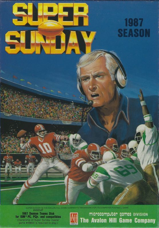 Game cover: Super Sunday: 1987 Season