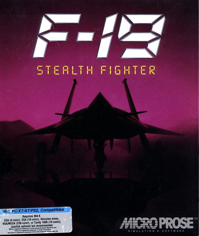 Game cover: F-19 Stealth Fighter